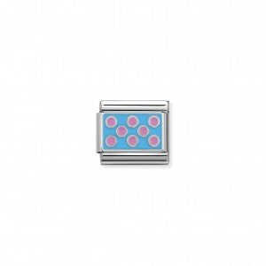Nomination LINK COMPOSABLE CLASSIC PALLINI ROSA E CELESTI 330206/08