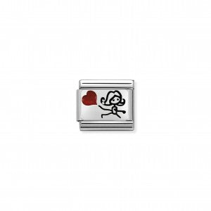Nomination LINK COMPOSABLE CLASSIC RAGAZZA CON PALLONCINI 330208/08