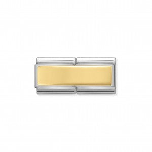 Nomination DOPPIO LINK COMPOSABLE CLASSIC PLACCA INCISIBILE IN ORO 030710/01