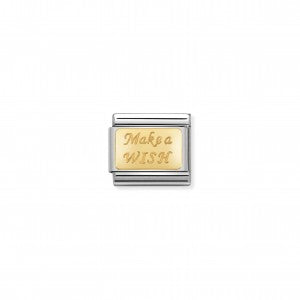 Nomination LINK COMPOSABLE CLASSIC MAKE A WISH IN ORO 030121/43
