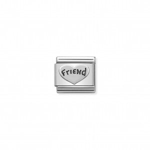 Nomination LINK COMPOSABLE CLASSIC CUORE AMICIZIA IN SMALTO 330101/18