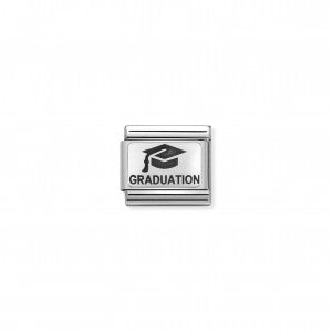 Nomination LINK COMPOSABLE CLASSIC LAUREA IN ARGENTO 330109/02