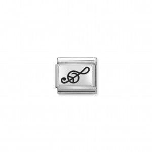 Nomination LINK COMPOSABLE CLASSIC CHIAVE DI VIOLINO IN ARGENTO 330109/04