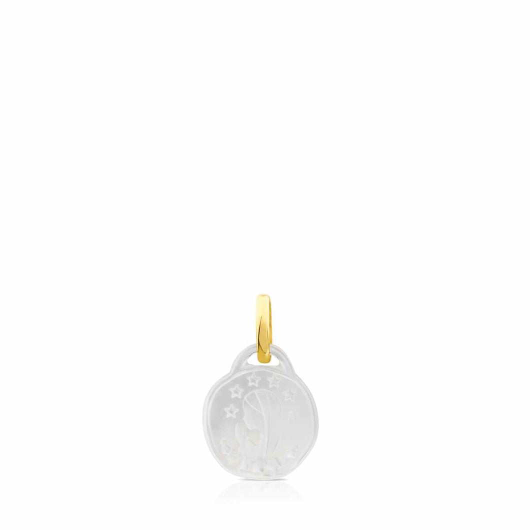Tous Gold Devocion Maria Pendant with Mother-of-Pearl 714174000