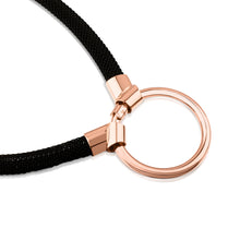 Carica l&#39;immagine nel visualizzatore di Gallery, Tous Rose Vermeil Silver and Steel Hold Necklace 712342600