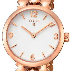 Tous Rose IP Steel Parade Watch 700350255