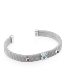 Carica l&#39;immagine nel visualizzatore di Gallery, Tous Silver Super Power Bracelet with Gemstones 812401820