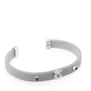 Tous Silver Super Power Bracelet with Gemstones 812401820