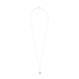 Tous Silver Super Power Necklace with Quartzite 812402670