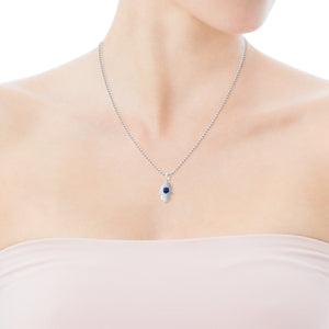 Tous Silver Super Power Necklace with Sodalite 812402650