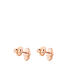 Carica l&#39;immagine nel visualizzatore di Gallery, Tous Rose Vermeil Silver Super Power Earrings with Malachite 812403700