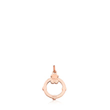 Carica l&#39;immagine nel visualizzatore di Gallery, Tous Small Rose Vermeil Silver Super Power Pendant with Gemstones 812404520