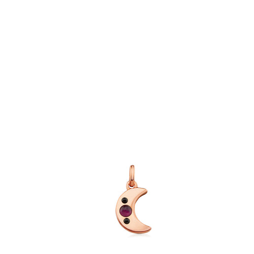 Tous Rose Vermeil Silver Super Power Pendant with Ruby and Spinel 812404600