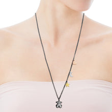 Carica l&#39;immagine nel visualizzatore di Gallery, Tous Dark Silver, Gold Vermeil, rose Gold Vermeil and Silver Sweet Dolls Necklace 818022520