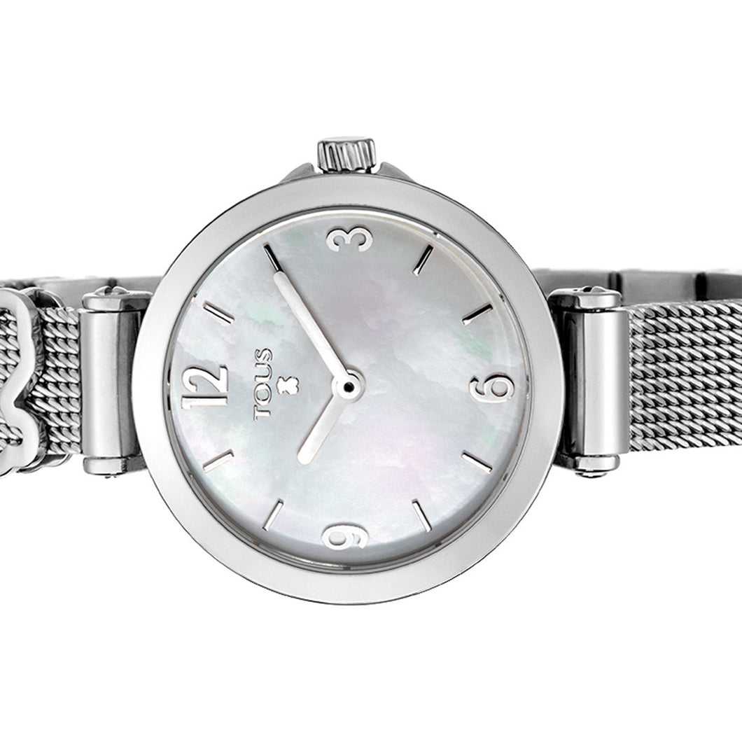 Tous Steel Icon Charms Watch with Mother-of-pearl 700350155