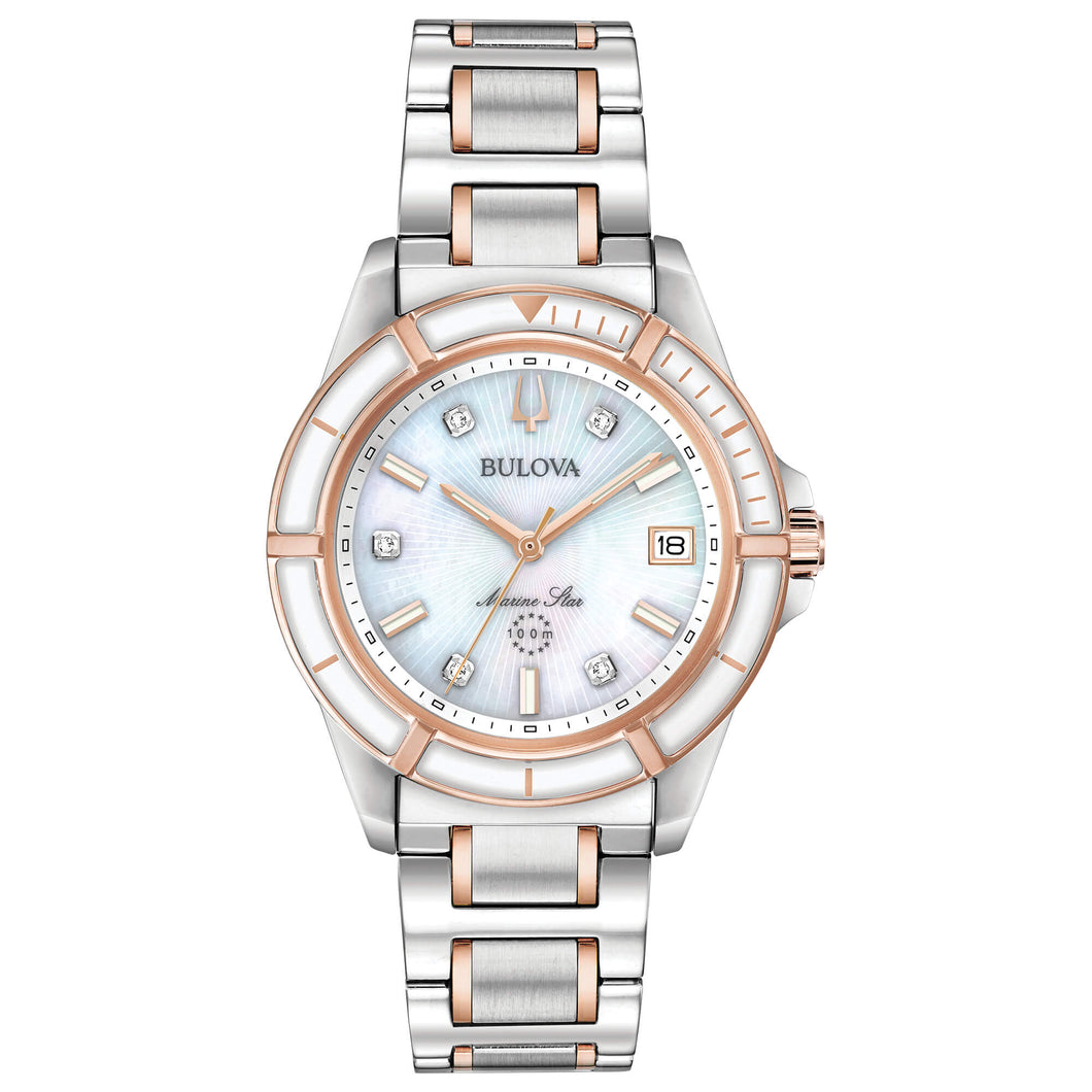 BULOVA 98P187 Marine Star Lady
