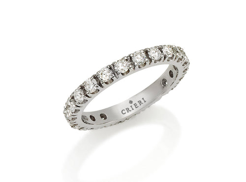 ANELLO ETERNELLE ORO BIANCO AETERNA CT. 0,52