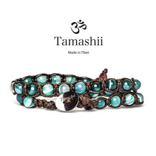 Carica l&#39;immagine nel visualizzatore di Gallery, Tamashii LUNGO AGATA VERDE PERSIA STRIATA BHS600-161