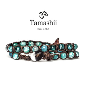 Tamashii LUNGO AGATA VERDE PERSIA STRIATA BHS600-161