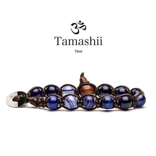 Tamashii AGATA BLU SCURO STRIATA BHS900-216
