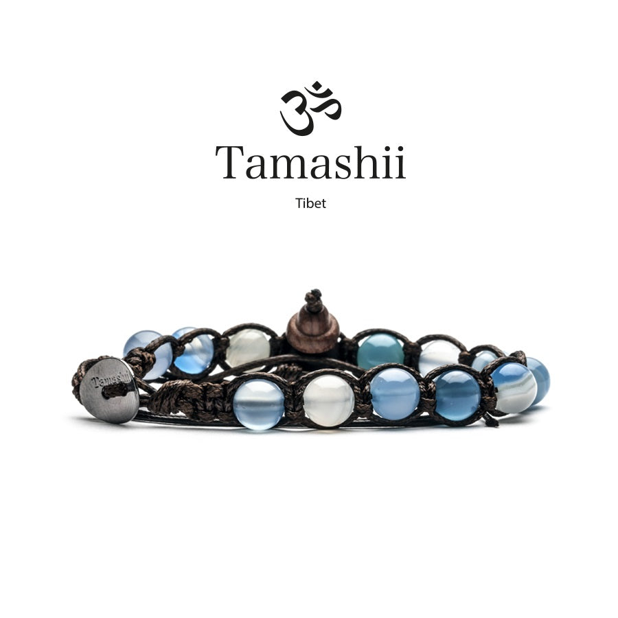 Tamashii AGATA BLU CHIARO STRIATA BHS900-84