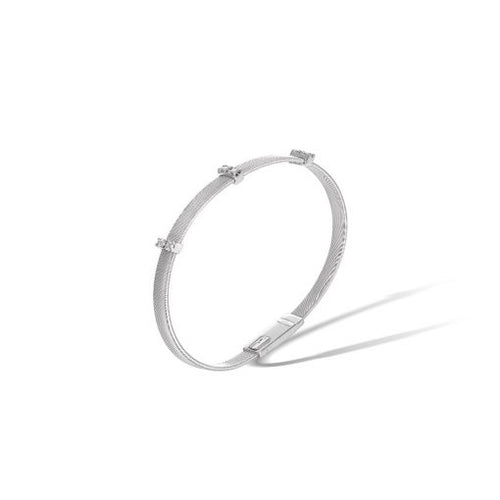 Bracciale con tre barrette di Diamanti, Masai BG731 B3 W