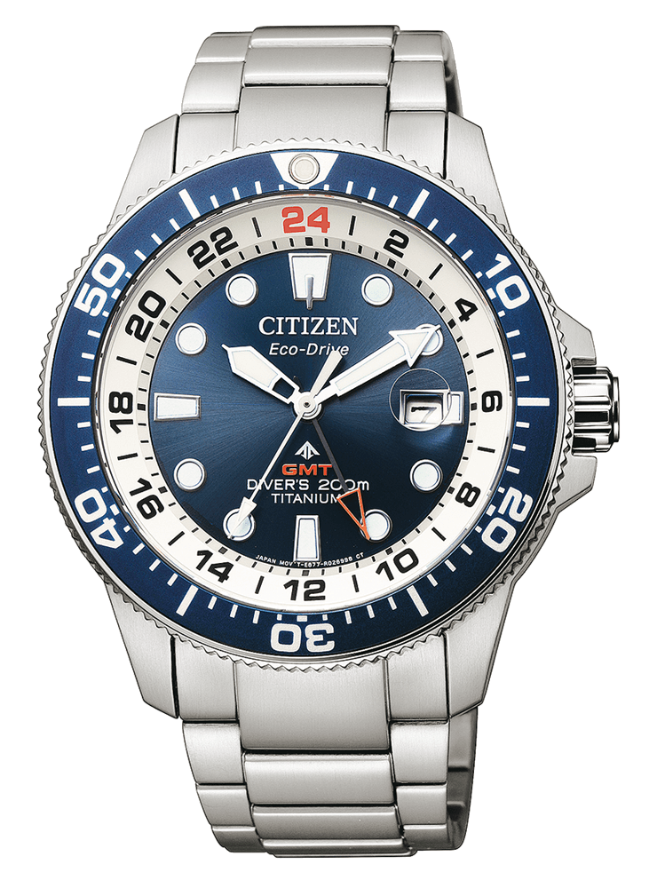 Citizen Promaster Diver's Eco Drive Super Titanio GMT BJ7111-86L