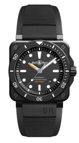 BR 03-92 DIVER BLACK MATTE 42MM BR0392-D-BL-CE/SRB