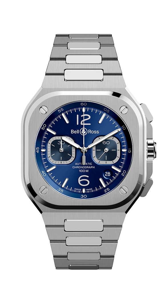 BR 05 CHRONO BLUE STEEL BR05C-BU-ST/SST 42 mm