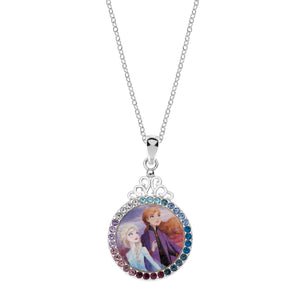 DISNEY COLLANA CON PENDENTE ANNA & ELSA FROZEN C902583SRML-P