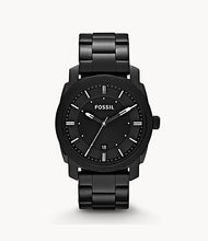 Carica l&#39;immagine nel visualizzatore di Gallery, FOSSIL OROLOGIO IN ACCIAIO INOSSIDABILE NERO MACHINE FS4775