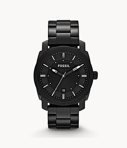 FOSSIL OROLOGIO IN ACCIAIO INOSSIDABILE NERO MACHINE FS4775