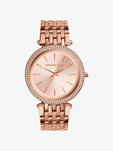 MICHAEL KORS OROLOGIO DARCI PAVE' TONALITA' ORO ROSA MK3192