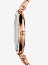 Carica l&#39;immagine nel visualizzatore di Gallery, MICHAEL KORS OROLOGIO DARCI PAVE&#39; TONALITA&#39; ORO ROSA MK3192