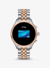 Carica l&#39;immagine nel visualizzatore di Gallery, MICHAEL KORS SMARTWATCH GEN 5 LEXINGTON TRICOLORE MKT5080