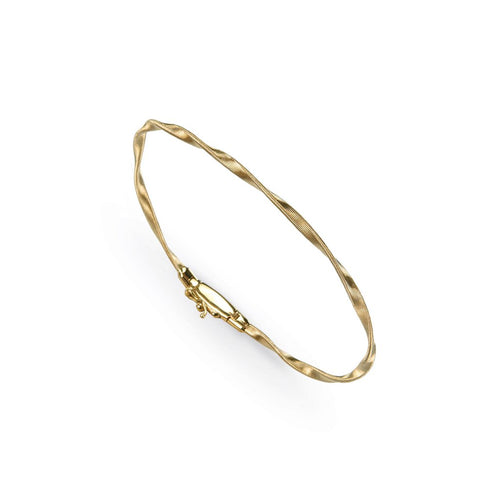 18K Yellow Gold Stackable Bangle  BG337 Y 01