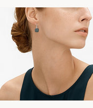 Carica l&#39;immagine nel visualizzatore di Gallery, Skagen Sea Glass Silver-Tone Drop Earrings SKJ0872040