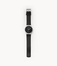 Carica l&#39;immagine nel visualizzatore di Gallery, Skagen Ancher Black Leather Watch SKW6104