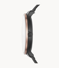 Carica l&#39;immagine nel visualizzatore di Gallery, Skagen Ancher Black Steel-Mesh Watch SKW6296