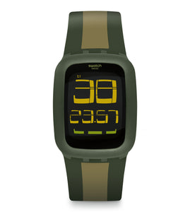 SWATCH TOUCH OLIVE & LIGHT GREEN SURG101D