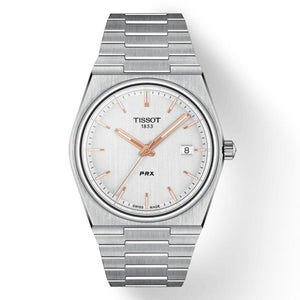 TISSOT PRX QUADRANTE ARGENTO T1374101103100