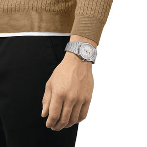 TISSOT PRX QUADRANTE ARGENTO T1374101103100