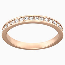 Carica l&#39;immagine nel visualizzatore di Gallery, SWAROVSKI ANELLO RARE, BIANCO, PLACCATO ORO ROSA (52M)