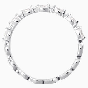 SWAROVSKI ANELLO VITTORE MARQUISE, BIANCO, PLACCATO RODIO (58M)