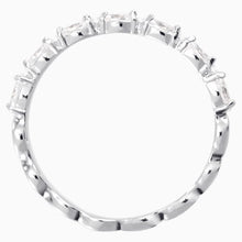Carica l&#39;immagine nel visualizzatore di Gallery, SWAROVSKI ANELLO VITTORE MARQUISE, BIANCO, PLACCATO RODIO (52M)