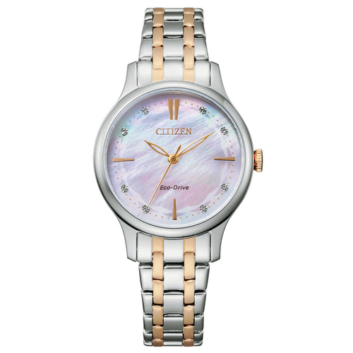 Citizen Lady acciaio e quadrante madreperla EM0896-89Y