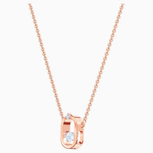 Carica l&#39;immagine nel visualizzatore di Gallery, COLLANA NORTH, BIANCO, PLACCATO ORO ROSA