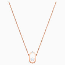 Carica l&#39;immagine nel visualizzatore di Gallery, COLLANA NORTH, BIANCO, PLACCATO ORO ROSA
