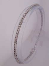 Carica l&#39;immagine nel visualizzatore di Gallery, BRACCIALE TENNIS DIAMANTI ORO BIANCO