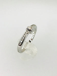 ANELLO FANTASIA DIAMANTI ORO BIANCO